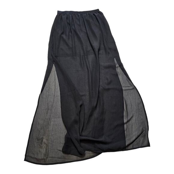 H&M Divided High Waisted Skirt w/ Sheer Detail Size US 4 NEW - Picture 10 of 11